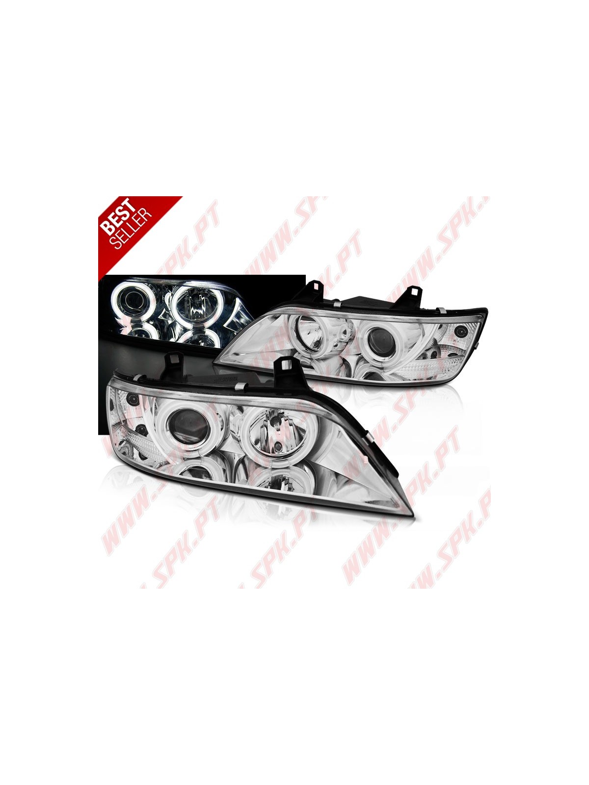 Faróis Angel Eyes CCFL / Chrome - BMW Z3 (1996-2002)