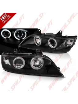 Faróis Angel Eyes CCFL / Black - BMW Z3 (1996-2002)