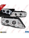 Faróis XENON Angel Eyes CCFL / Chrome - BMW X5 E53 (2003-2006)
