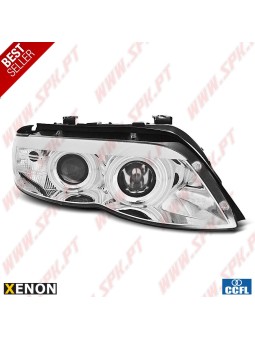 Faróis XENON Angel Eyes CCFL / Chrome - BMW X5 E53 (2003-2006)