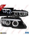 Faróis XENON Angel Eyes CCFL / Black - BMW X5 E53 (2003-2006)