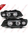 Faróis Angel Eyes / Black - BMW X5 E53 (1999-2003)
