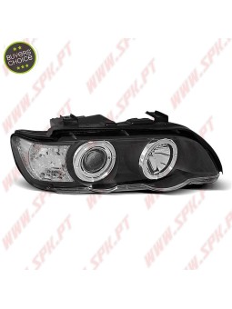 Faróis Angel Eyes II / Black - BMW X5 E53 (1999-2003)