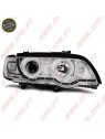 Faróis XENON Angel Eyes CCFL / Chrome - BMW X5 E53 (1999-2003)
