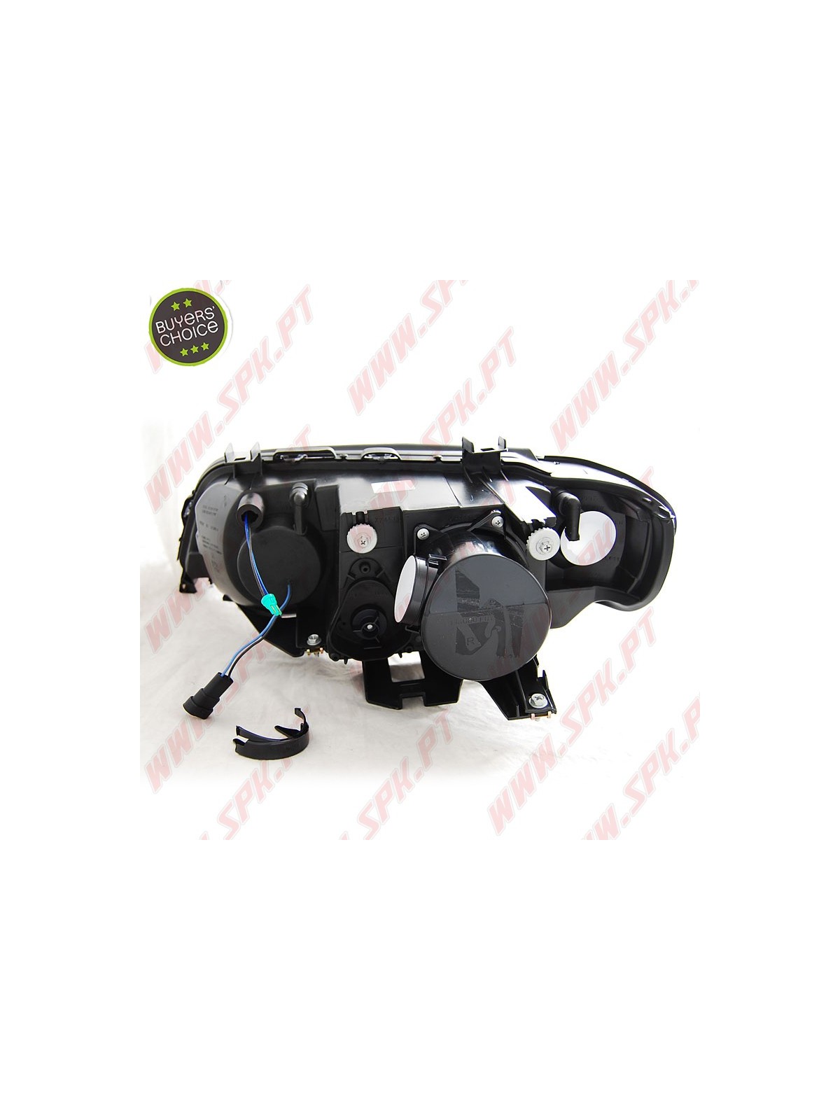 Faróis XENON Angel Eyes CCFL / Black - BMW X5 E53 (1999-2003)