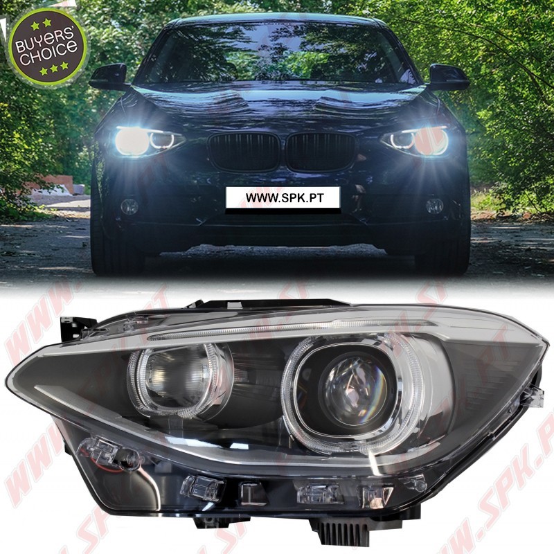 Faróis Angel Eyes DRL / Black - BMW F20 / F21 (2011-2014)