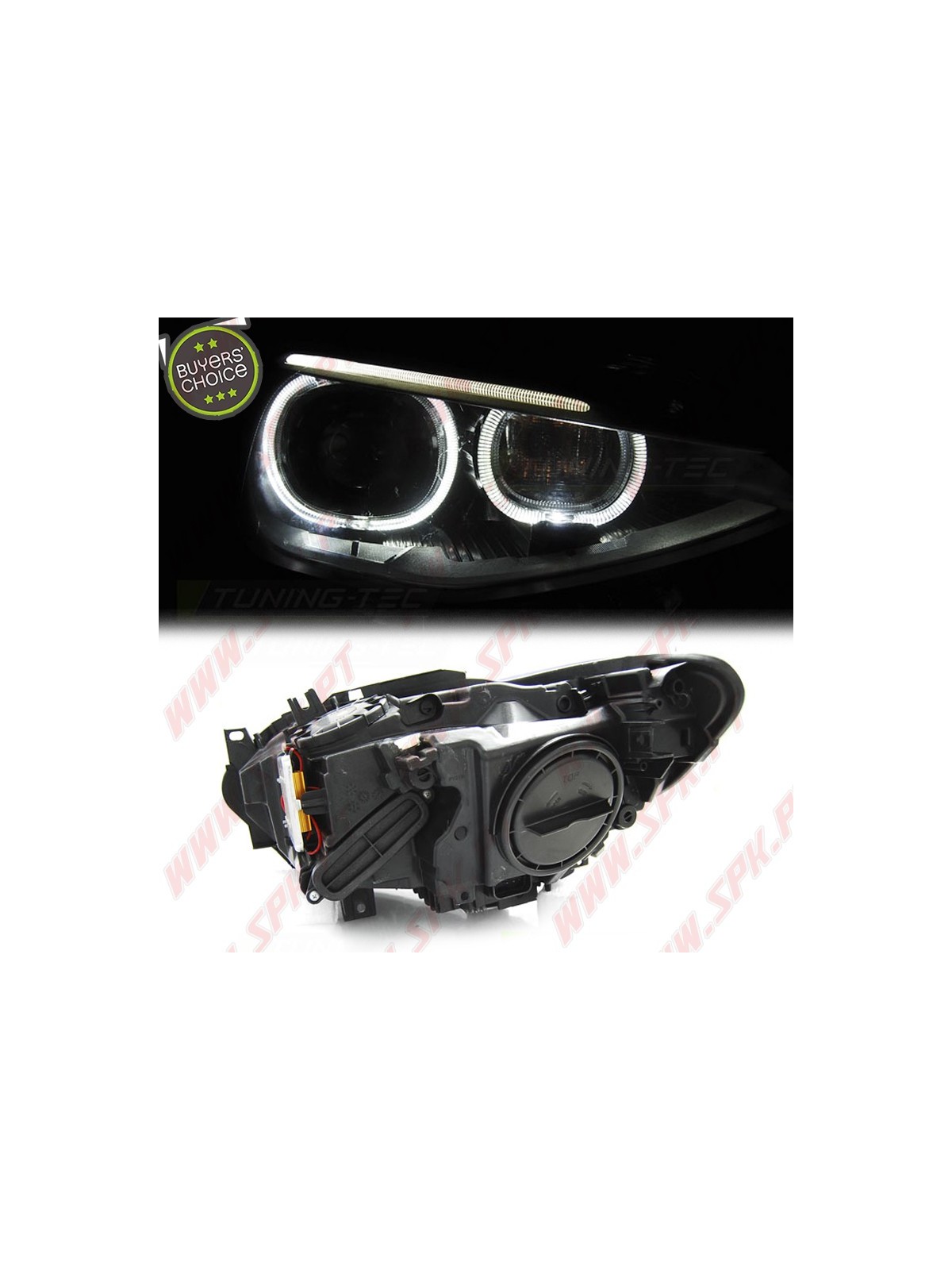 Faróis Angel Eyes DRL / Black - BMW F20 / F21 (2011-2014)