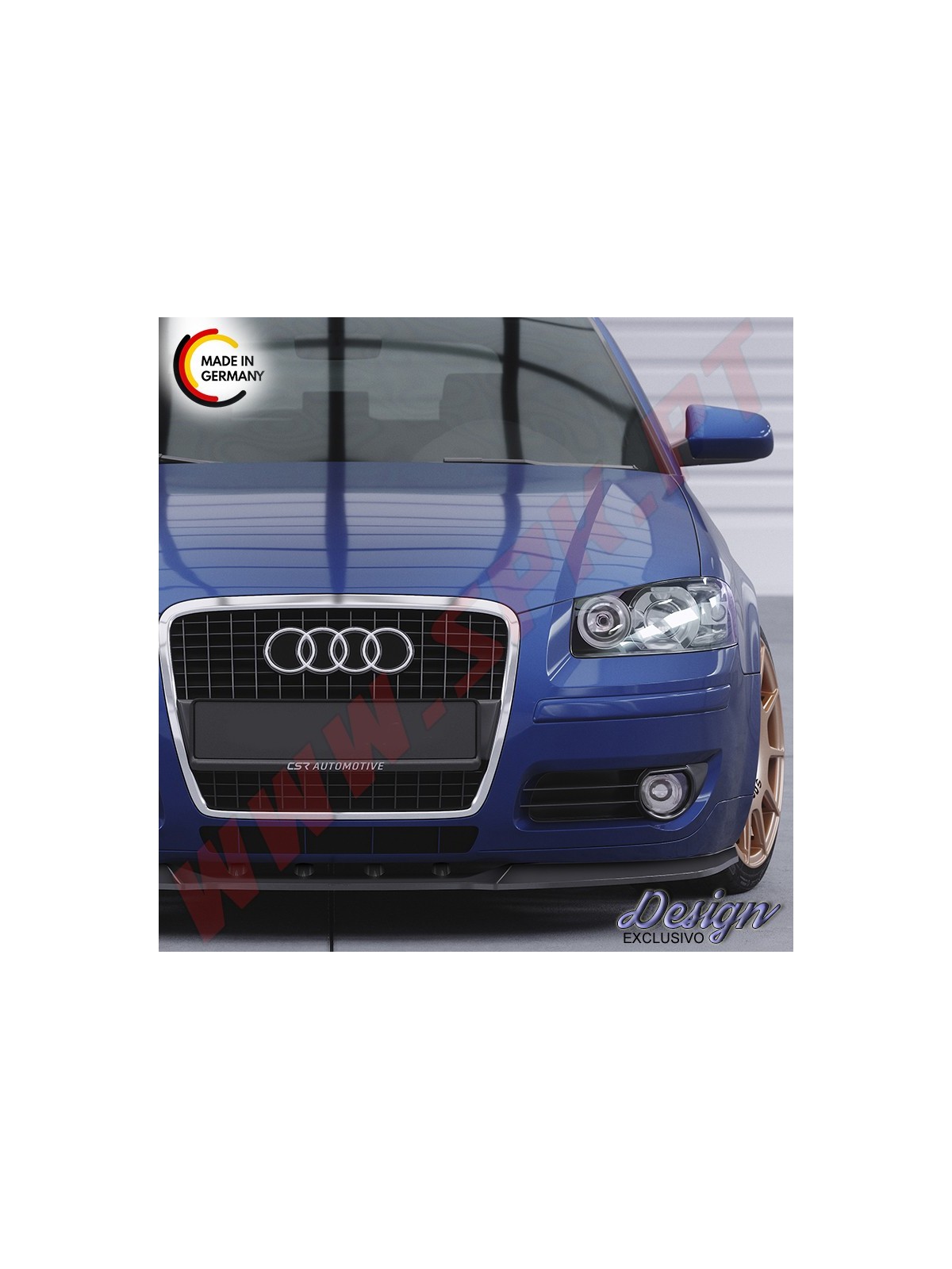 Lip Spoiler Frontal Audi A3 8P / 8PA (2008-2012) Lip Spoiler Frontal Audi A3 8P / 8PA (2008-2012)