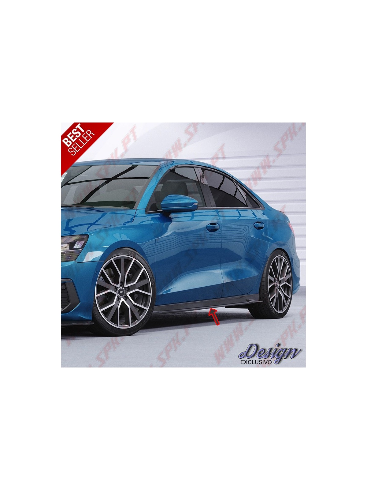 Extensão de Embaladeiras - Audi A3 8Y Sedan / Sportback (2020-) Extensão de Embaladeiras - Audi A3 8Y Sedan / Sportback (2020-)