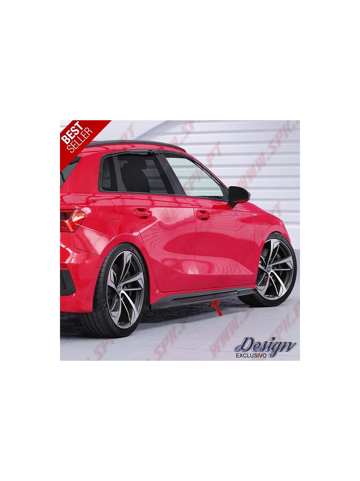 Extensão de Embaladeiras - Audi A3 8Y Sedan / Sportback - S3 - S-Line (2020-)