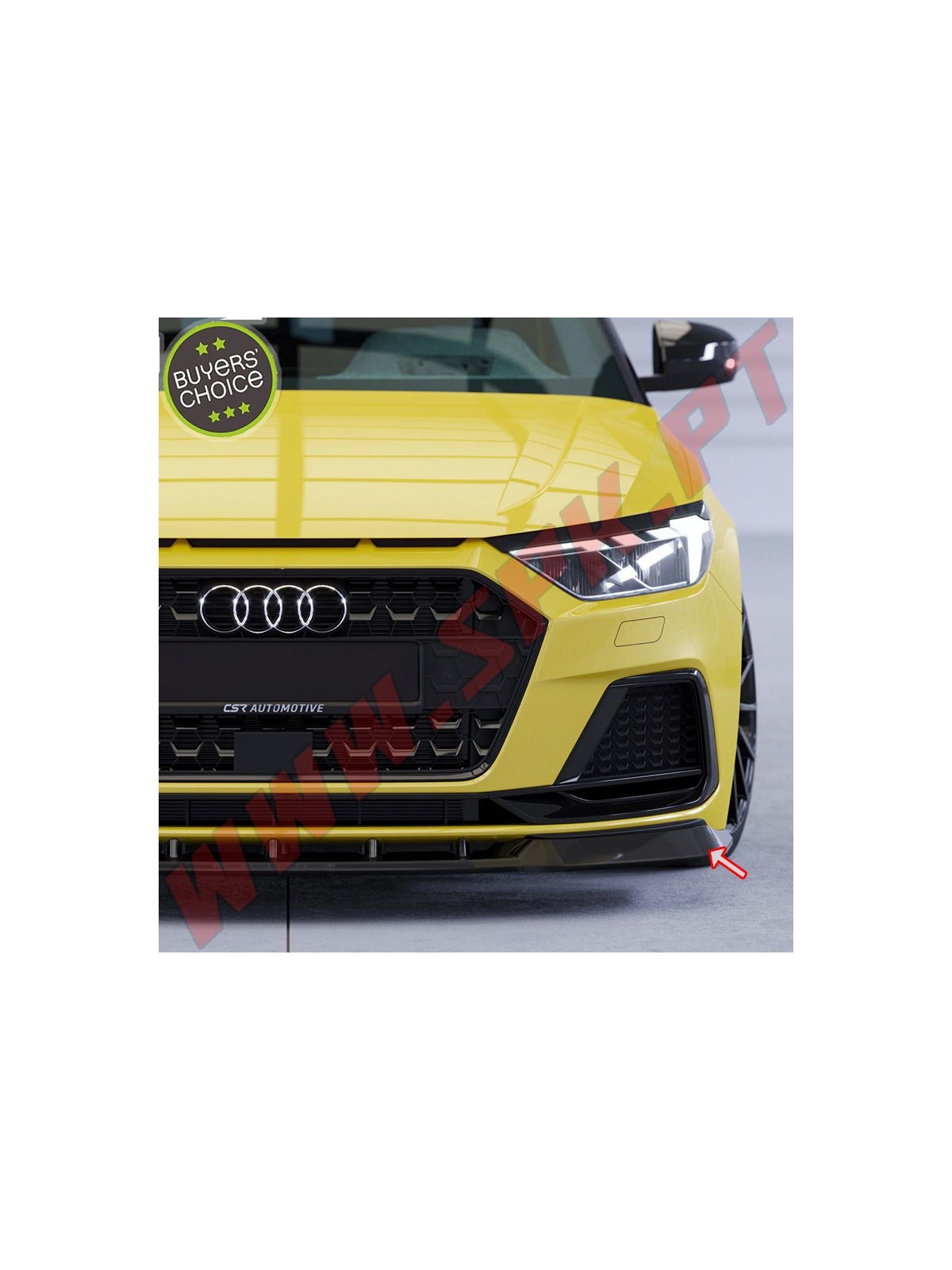 Lip Spoiler Frontal Audi A1 GB (2018-) Lip Spoiler Frontal Audi A1 GB (2018-)