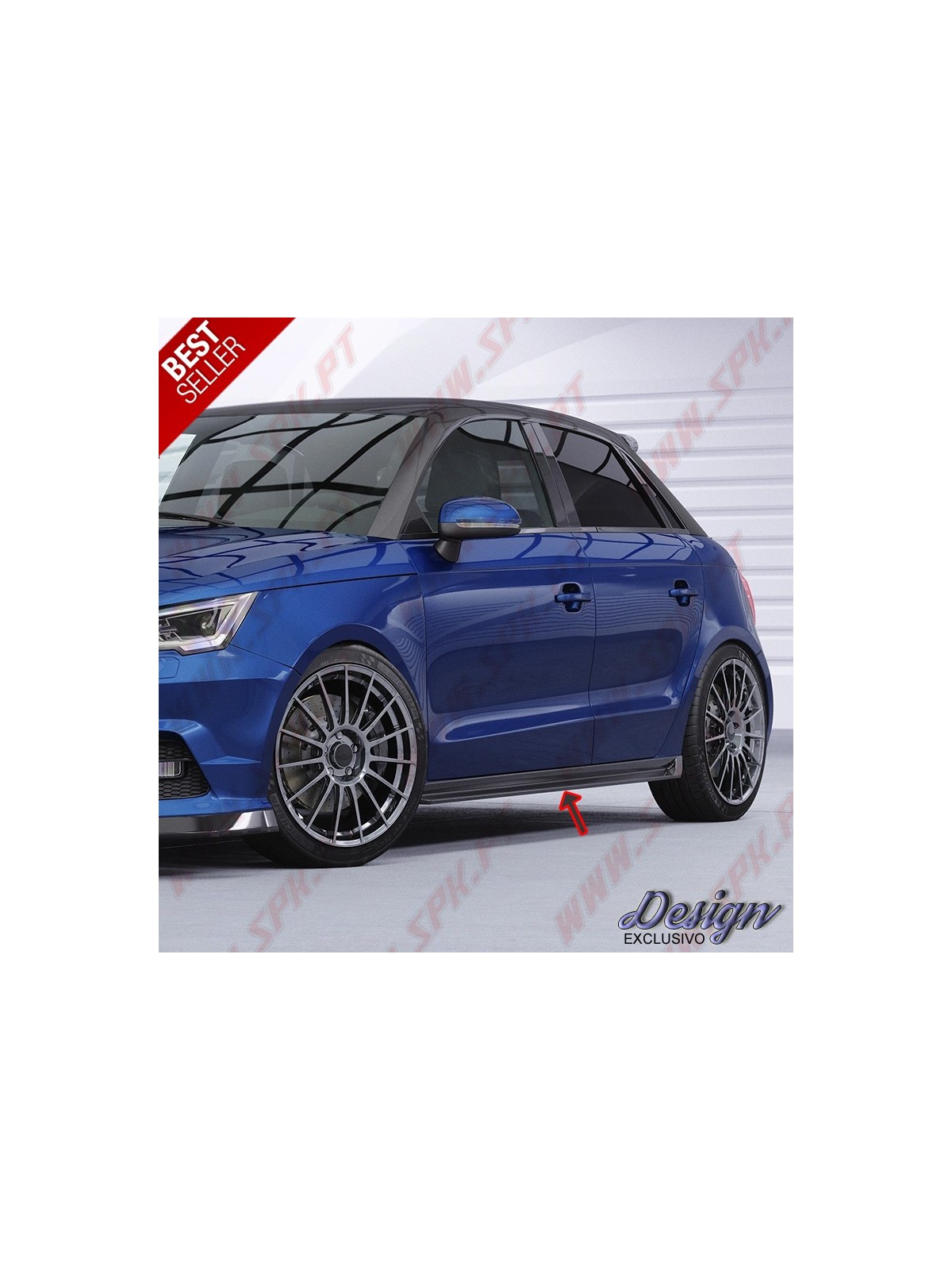 Extensão de Embaladeiras - Audi A1 8X (2010-2018) Extensão de Embaladeiras - Audi A1 8X (2010-2018)