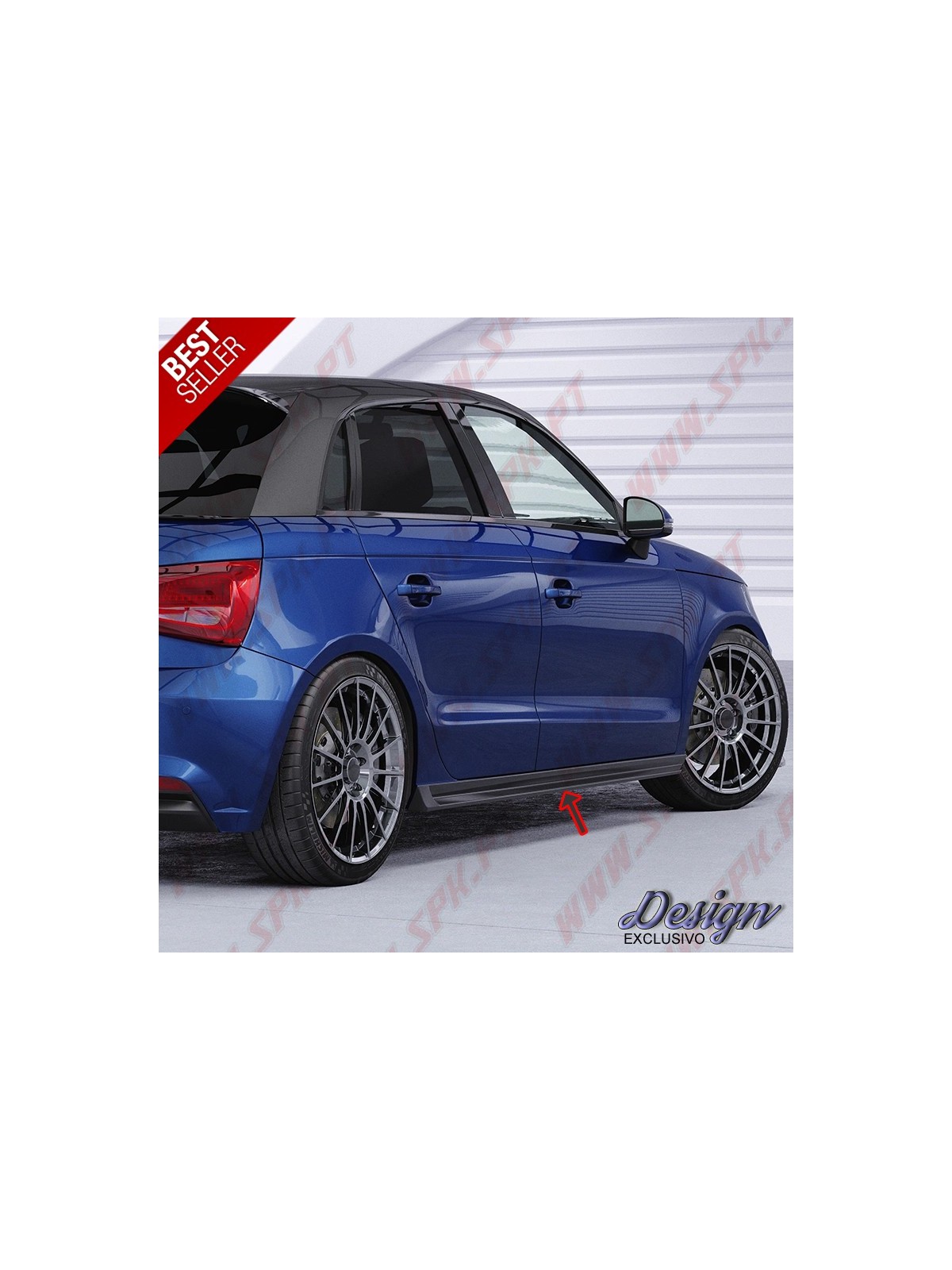 Extensão de Embaladeiras - Audi A1 8X (2010-2018) Extensão de Embaladeiras - Audi A1 8X (2010-2018)