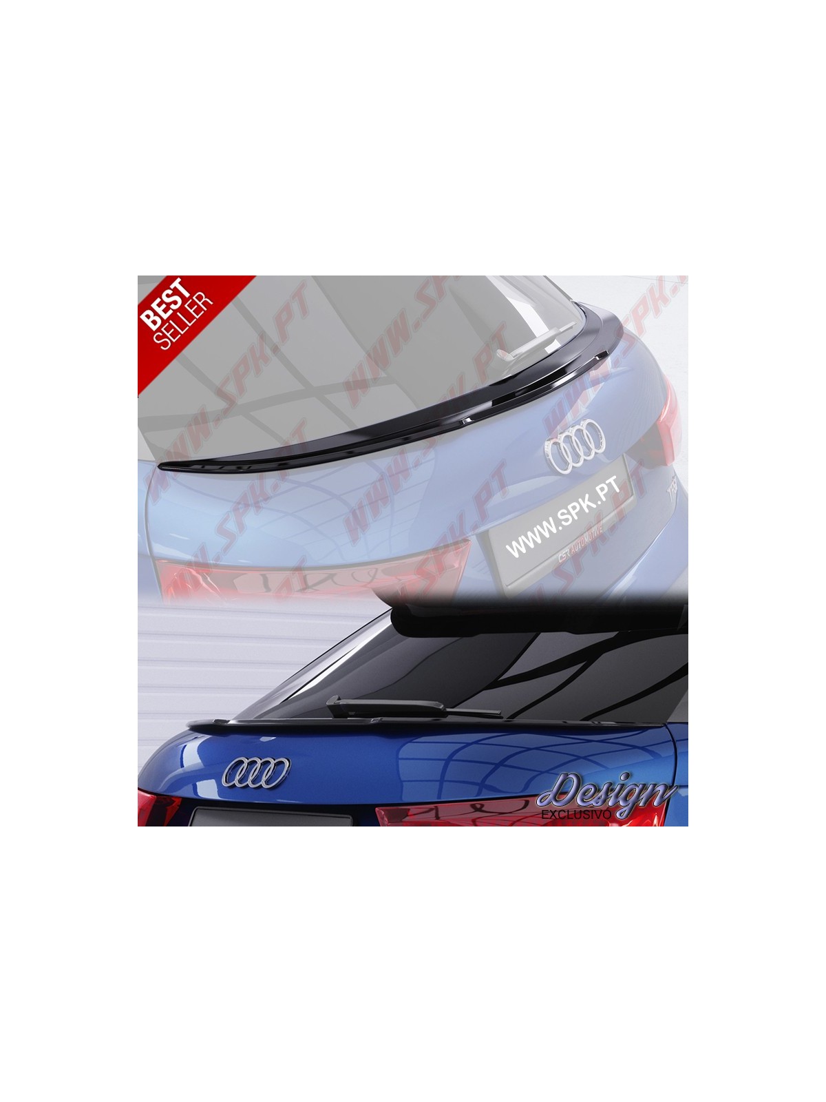 Aileron Traseiro Inferior - Audi A1 / S1 8X Sportback (2010-2018) Aileron Traseiro Inferior - Audi A1 / S1 8X Sportback (2010-2018)