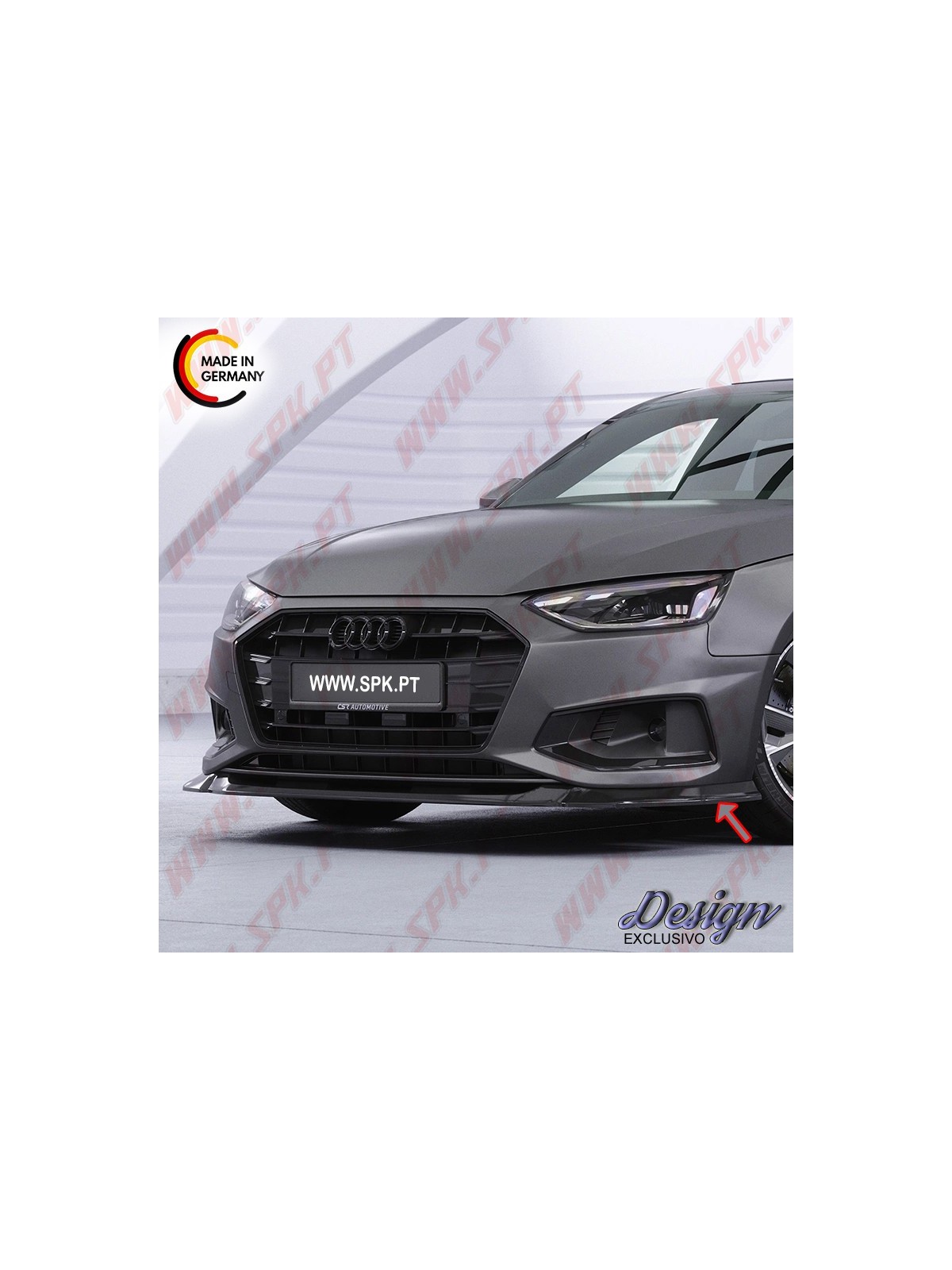 Lip Spoiler Frontal Audi A4 B9 Facelift (2019-)
