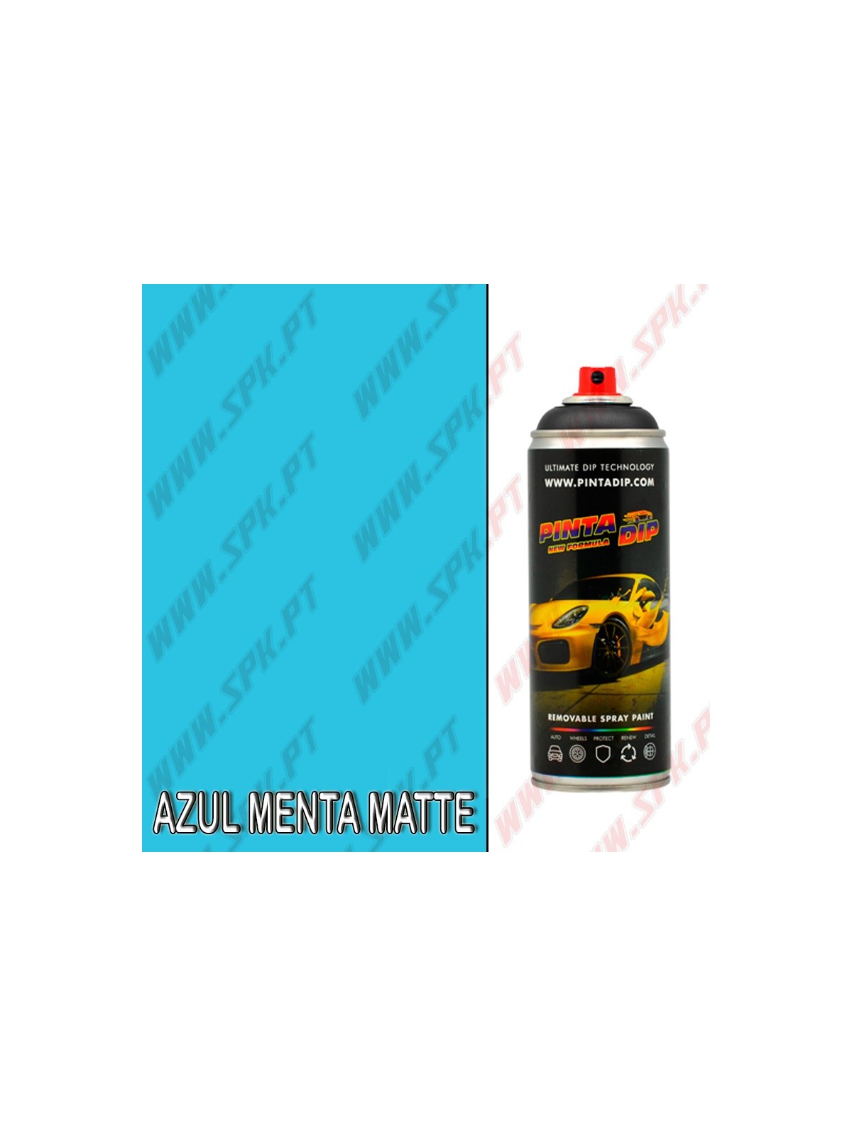 Spray 400ml Pinta Dip - Azul Menta Matte Spray 400ml Pinta Dip - Azul Menta Matte