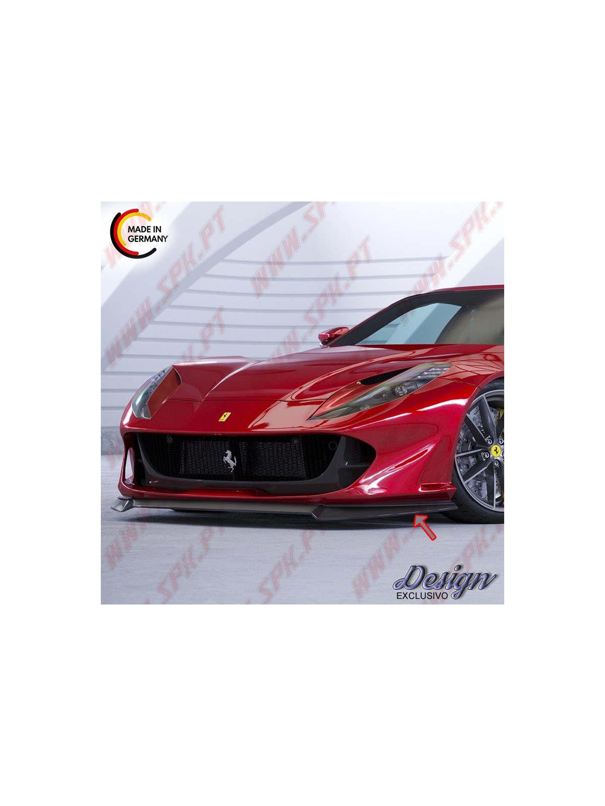Lip Spoiler Frontal - Ferrari 812 Superfast / GTS (2017-) Lip Spoiler Frontal - Ferrari 812 Superfast / GTS (2017-)
