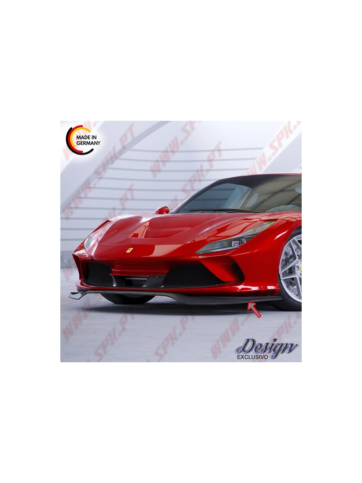 Lip Spoiler Frontal - Ferrari F8 Tributo / Spider (2019-) Lip Spoiler Frontal - Ferrari F8 Tributo / Spider (2019-)