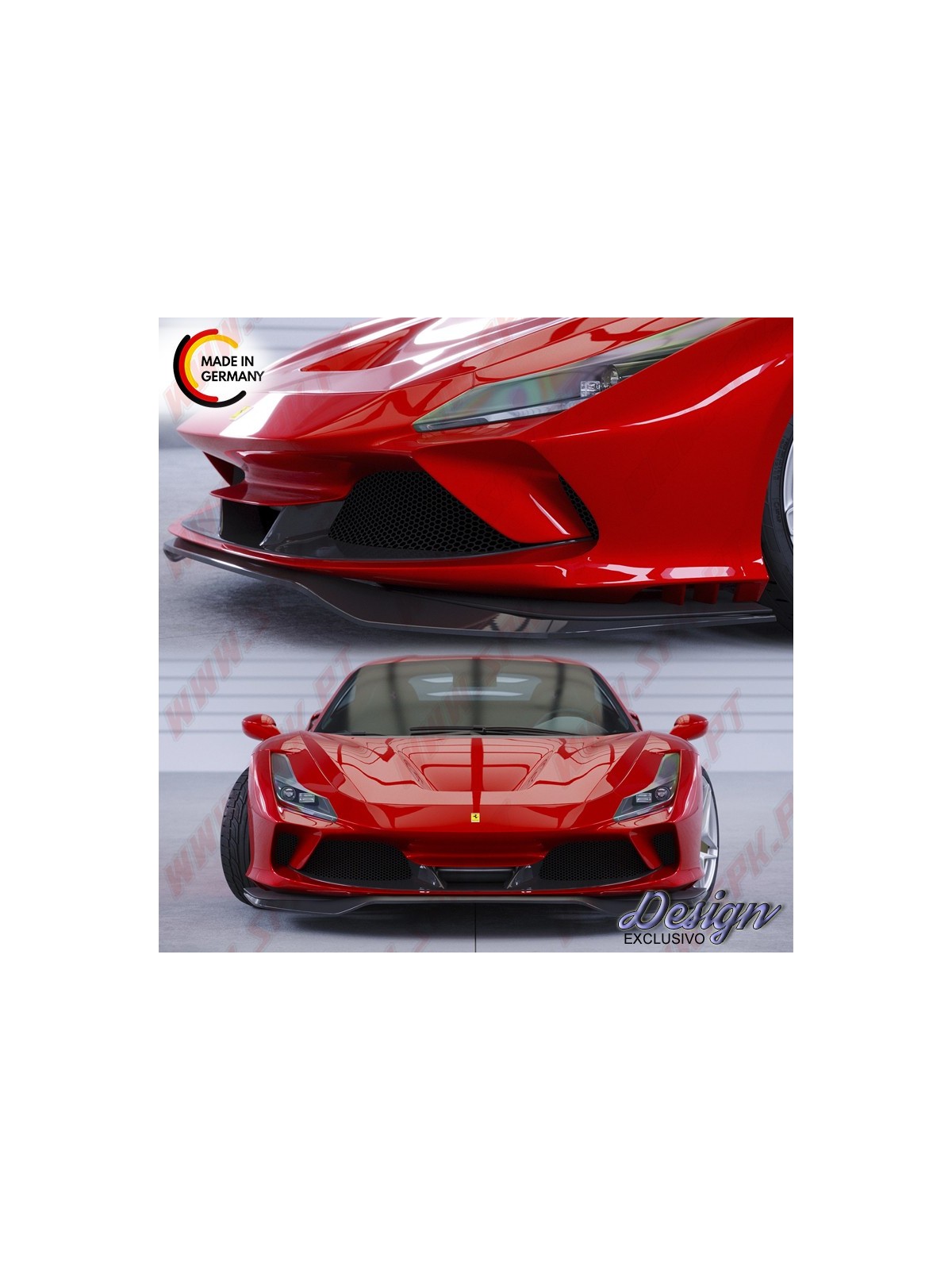 Lip Spoiler Frontal - Ferrari F8 Tributo / Spider (2019-) Lip Spoiler Frontal - Ferrari F8 Tributo / Spider (2019-)