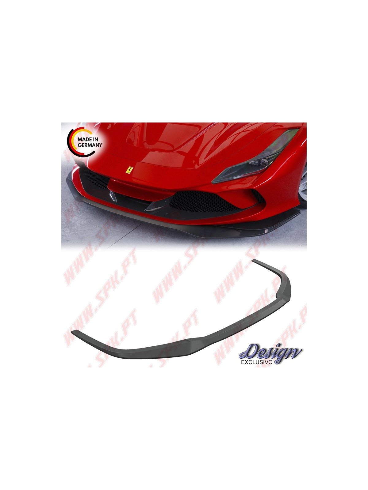 Lip Spoiler Frontal - Ferrari F8 Tributo / Spider (2019-) Lip Spoiler Frontal - Ferrari F8 Tributo / Spider (2019-)