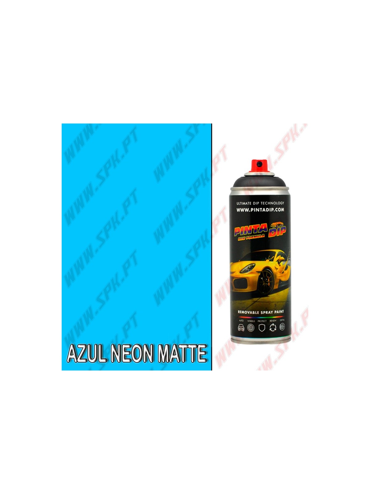 Spray 400ml Pinta Dip - Azul Neon Matte Spray 400ml Pinta Dip - Azul Neon Matte