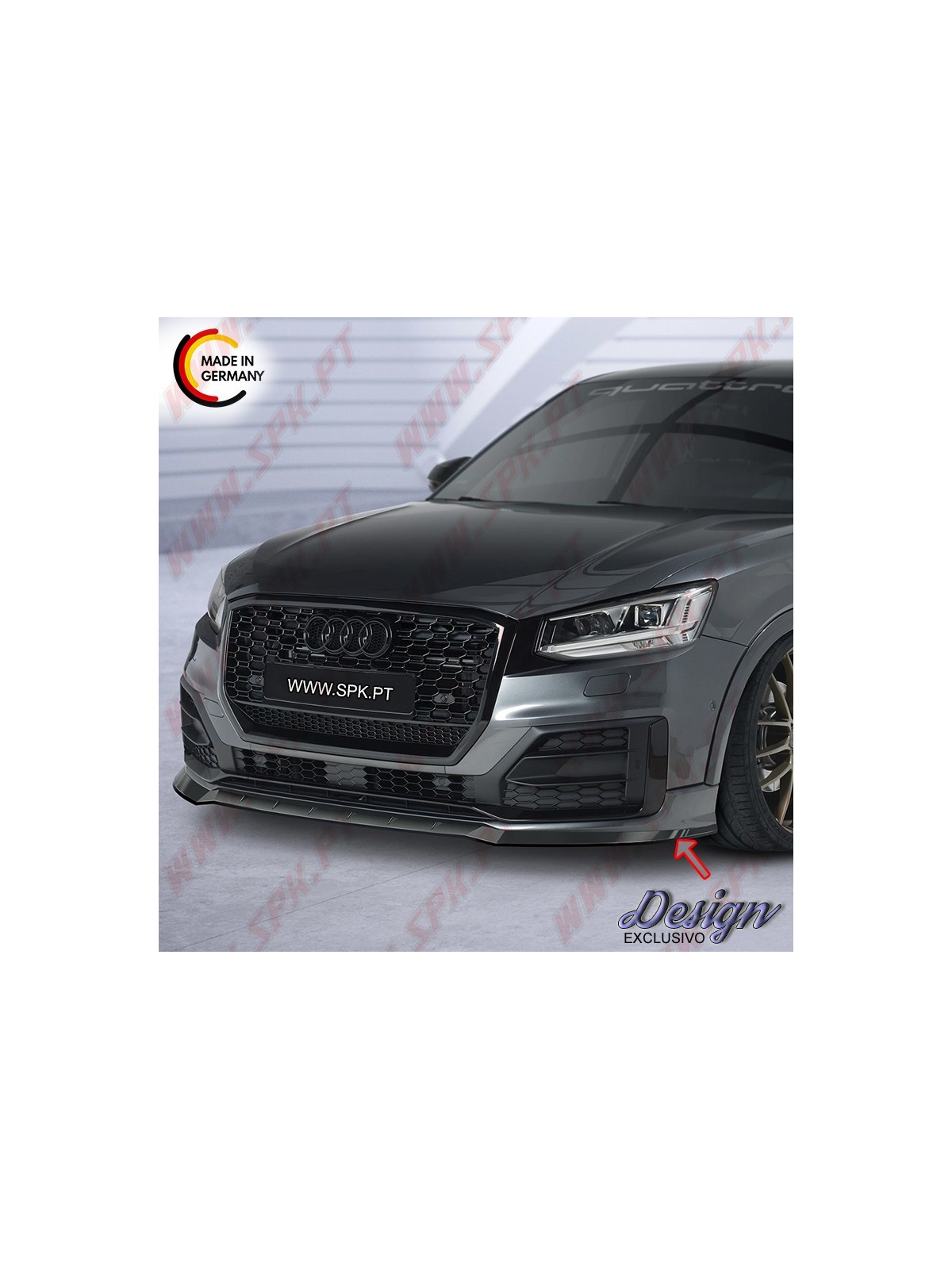 Lip Spoiler Frontal - Audi Q2 GA S-Line (2016-2020) Lip Spoiler Frontal - Audi Q2 GA S-Line (2016-2020)