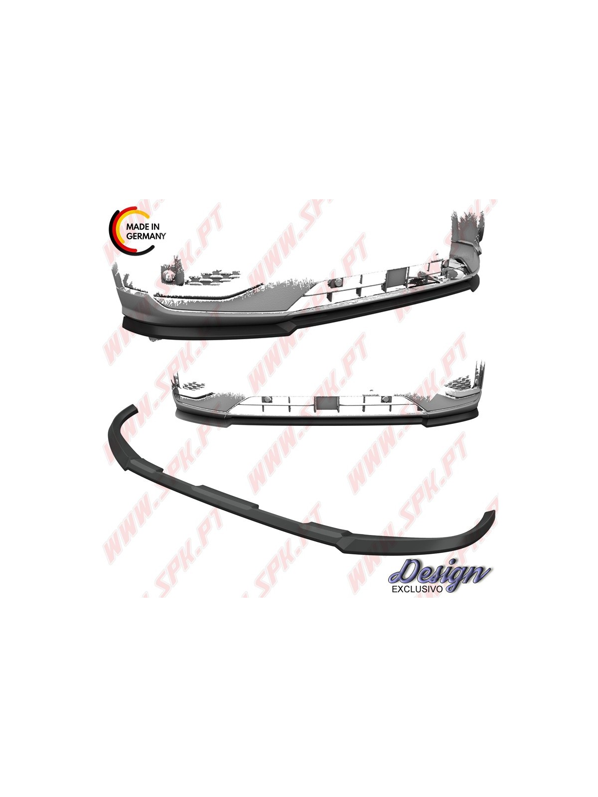 Lip Spoiler Frontal - Audi Q2 GA "Standard" (2020-) Lip Spoiler Frontal - Audi Q2 GA "Standard" (2020-)