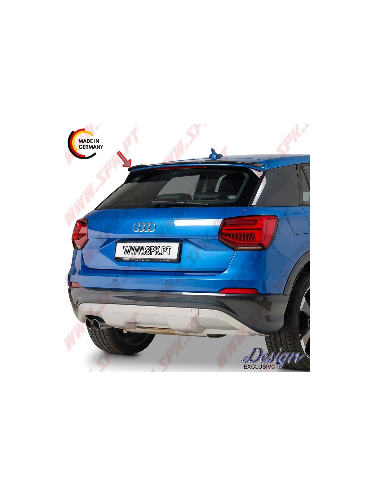 Extensão de Aileron - Audi Q2 GA (2016-2020)
