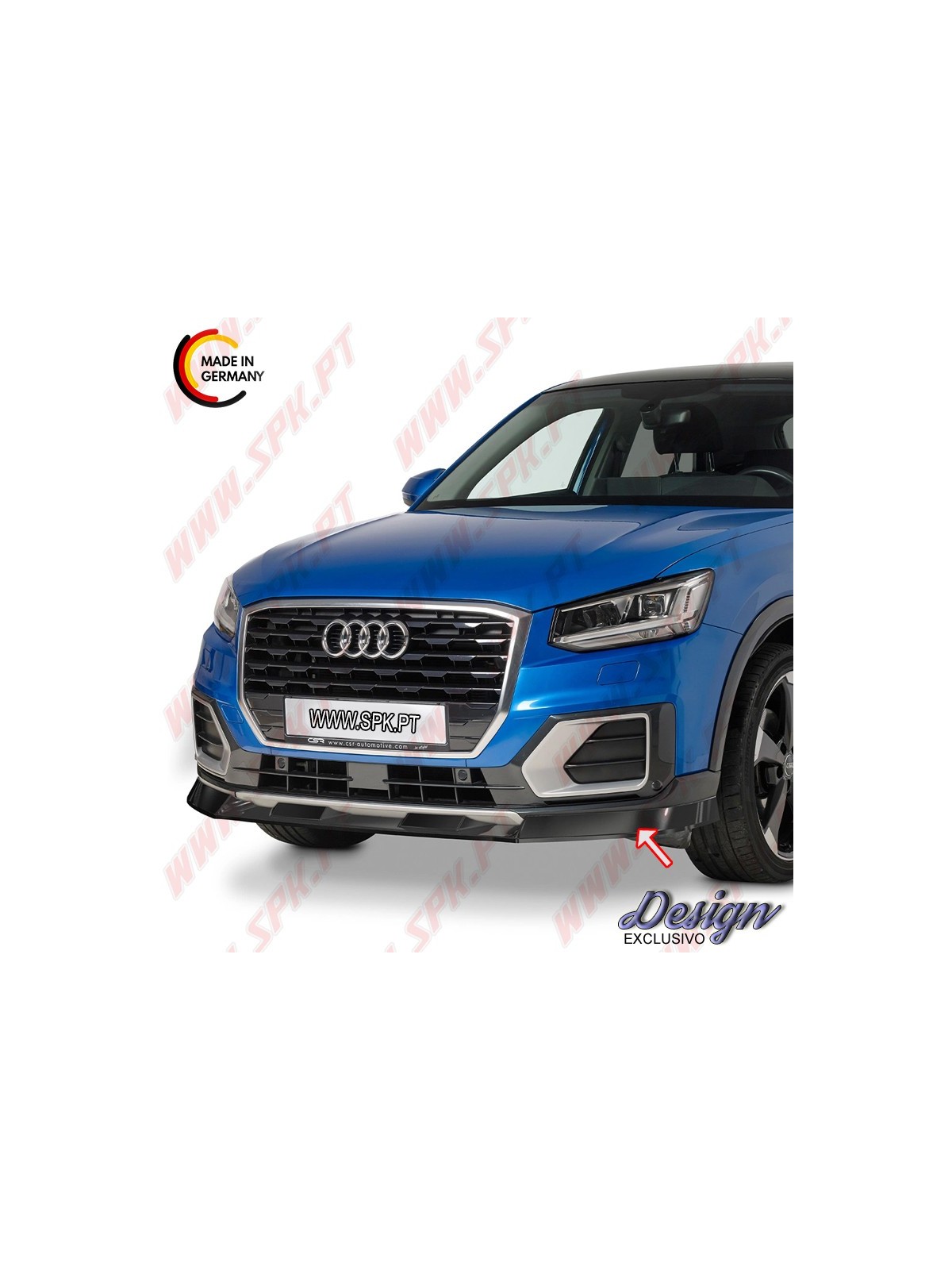 Lip Spoiler Frontal - Audi Q2 GA "Standard" (2016-2020)