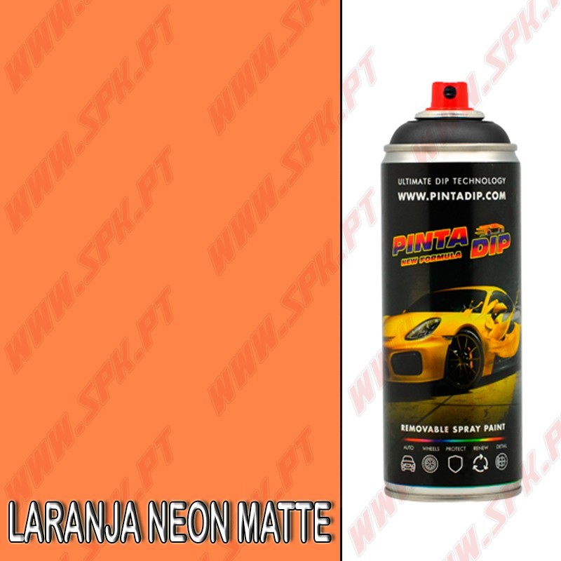 Spray 400ml Pinta Dip - Laranja Neon Matte Spray 400ml Pinta Dip - Laranja Neon Matte