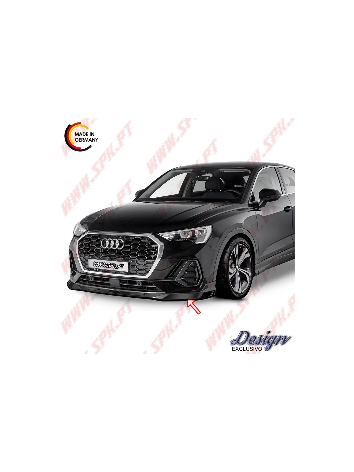 Lip Spoiler Frontal - Audi Q3 F3 Sportback (2019-) Lip Spoiler Frontal - Audi Q3 F3 Sportback (2019-)