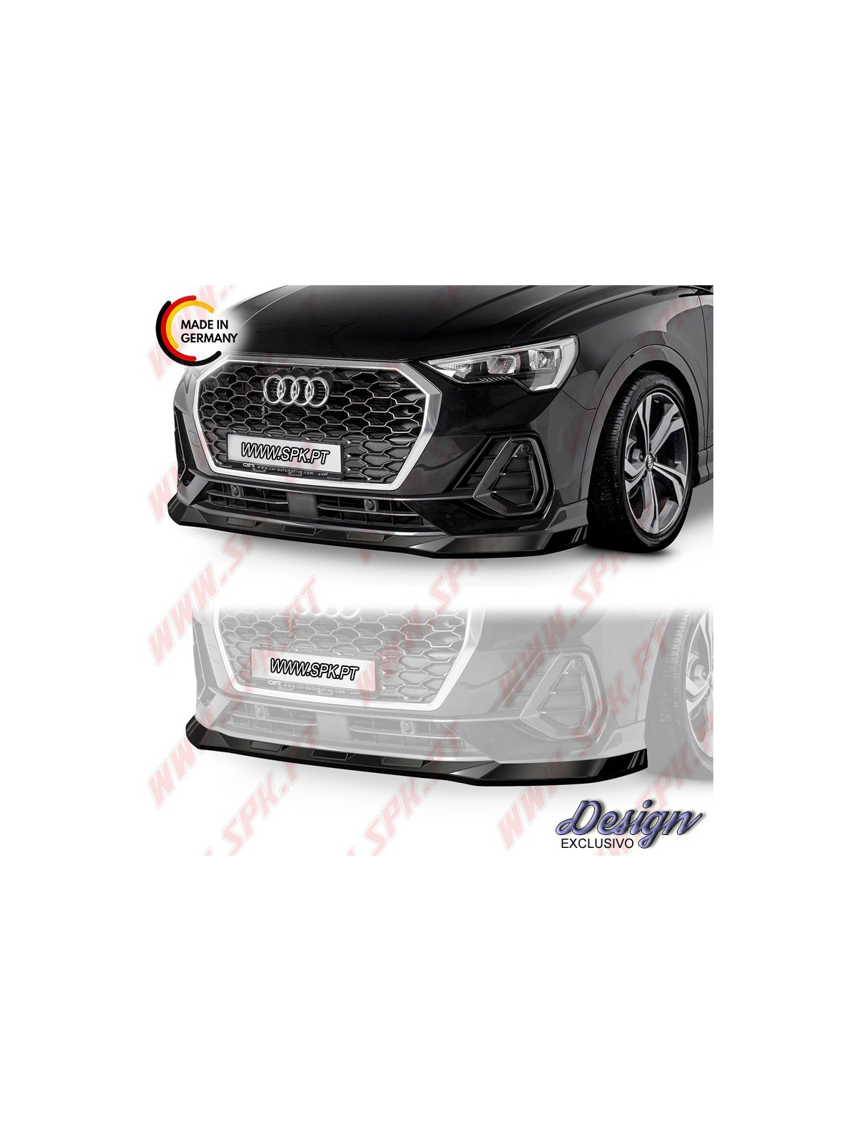 Lip Spoiler Frontal - Audi Q3 F3 Sportback (2019-) Lip Spoiler Frontal - Audi Q3 F3 Sportback (2019-)