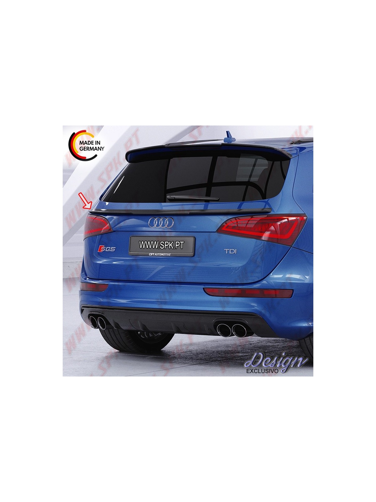 Aileron Traseiro Inferior - Audi Q5 S-Line / SQ5 - 8R (2012-2017) Aileron Traseiro Inferior - Audi Q5 S-Line / SQ5 - 8R (2012-2017)