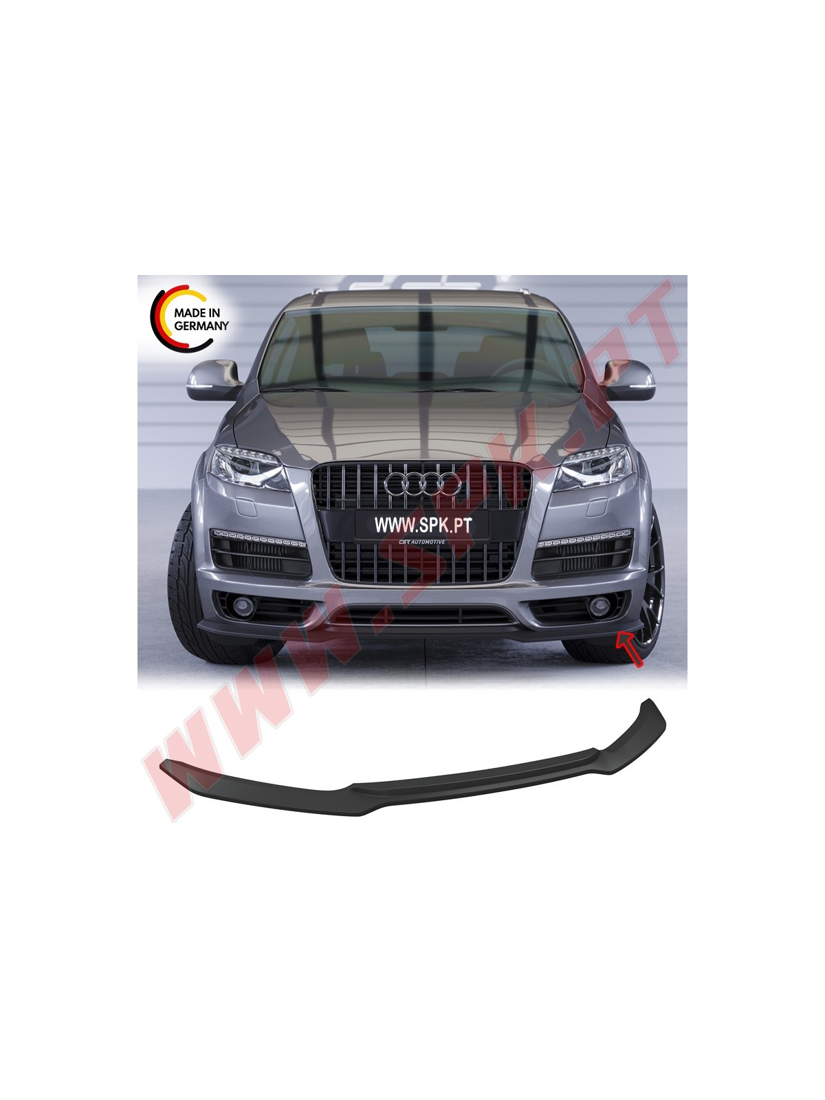 Lip Spoiler Frontal - Audi Q7 4L - S-Line (2005-2009)