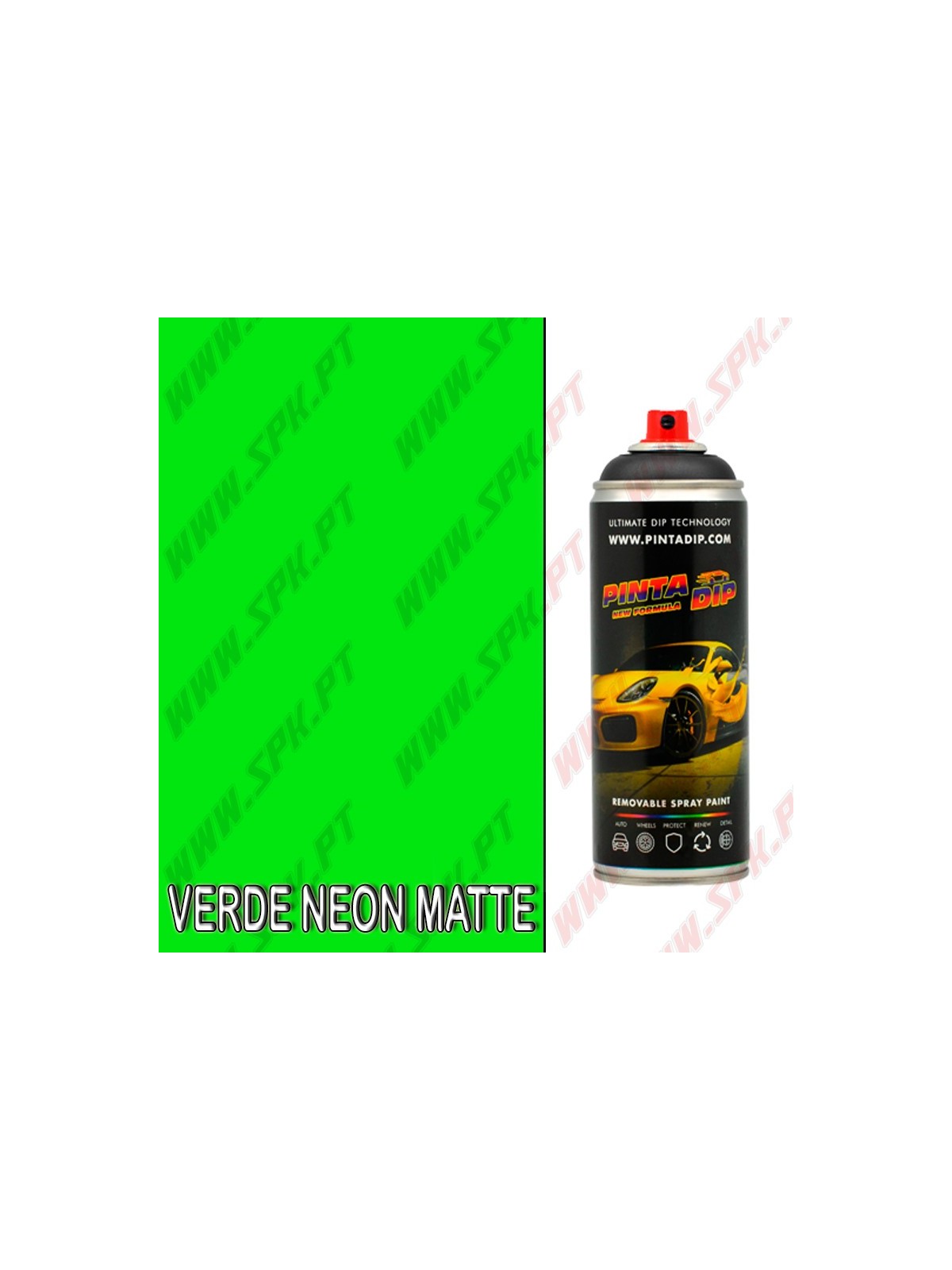 Spray 400ml Pinta Dip - Verde Neon Matte