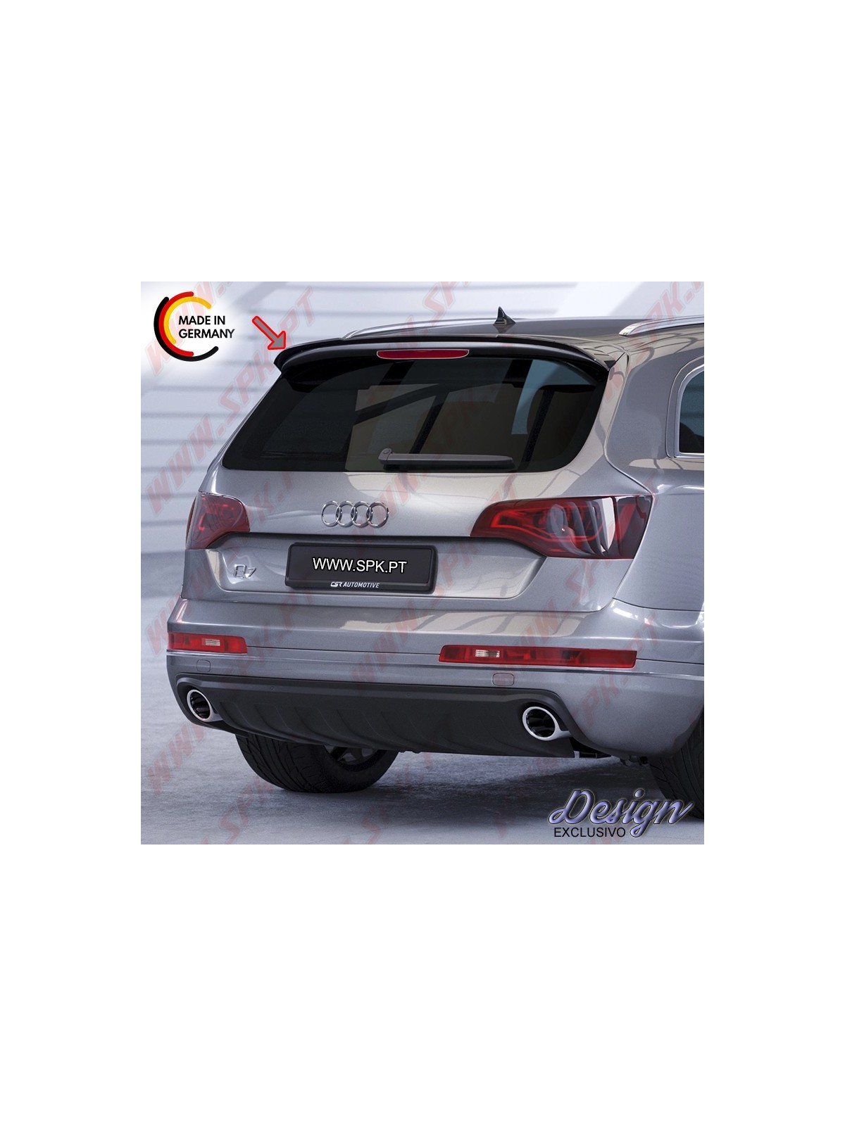 Extensão de Aileron - Audi Q7 - 4L (2005-2015)