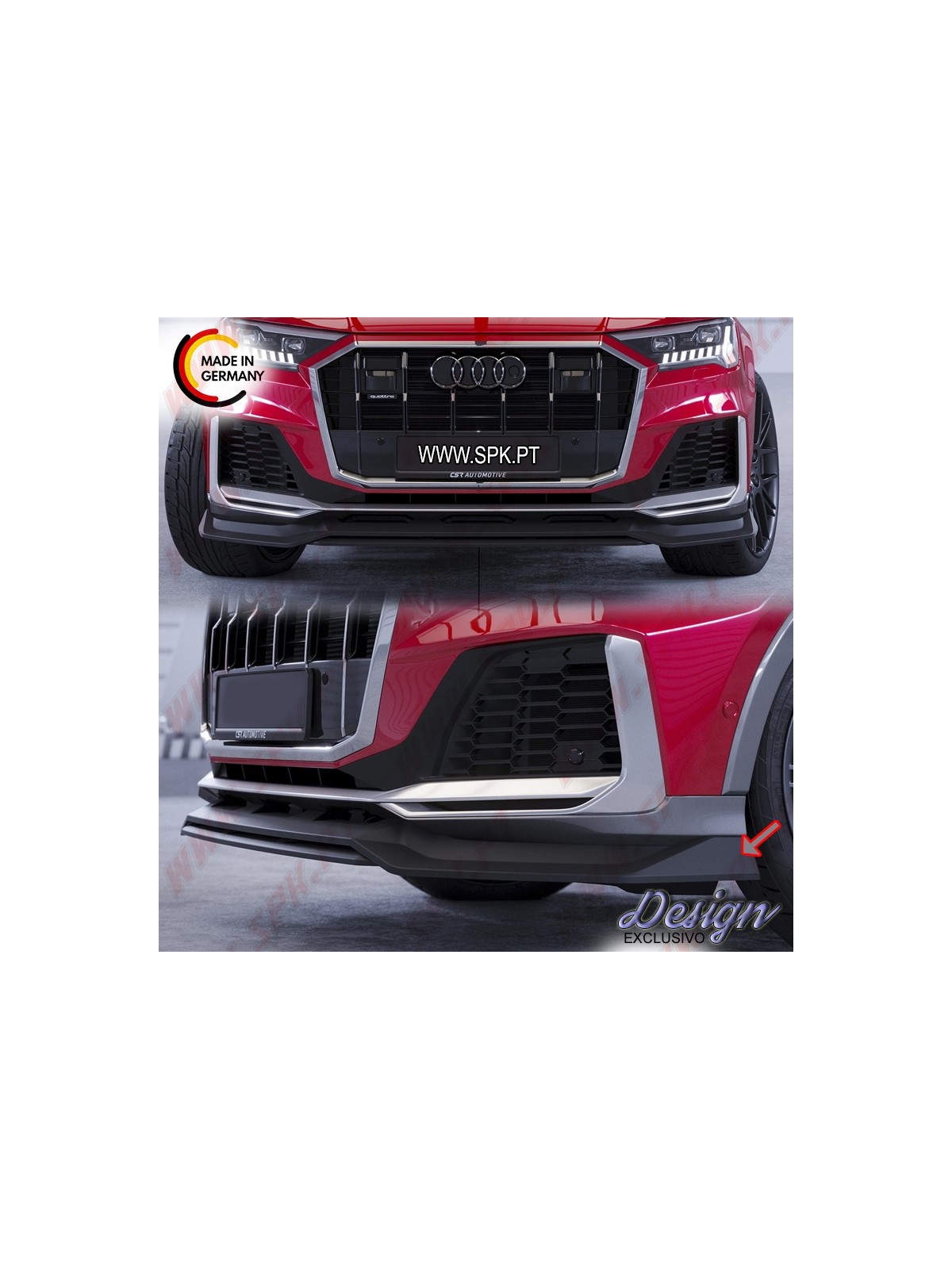 Lip Spoiler Frontal - Audi Q7 4M S-Line /SQ7 4M (2019-)