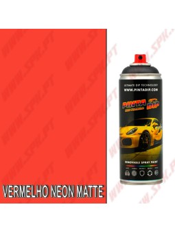 Spray 400ml Pinta Dip - Vermelho Neon Matte