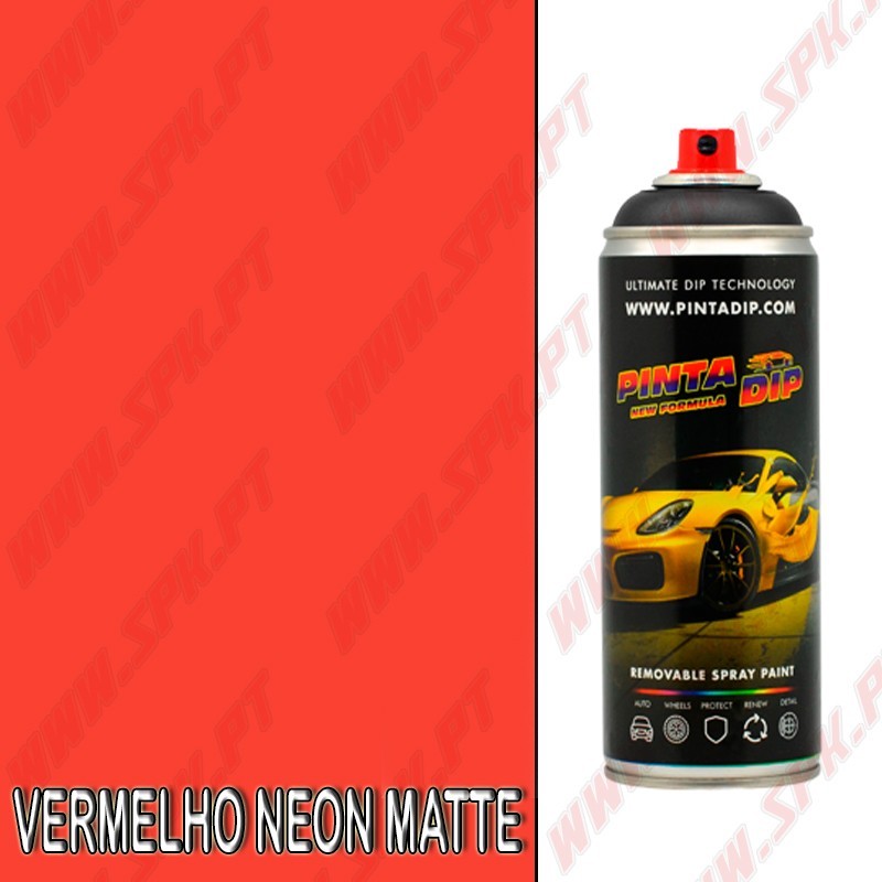 Spray 400ml Pinta Dip - Vermelho Neon Matte