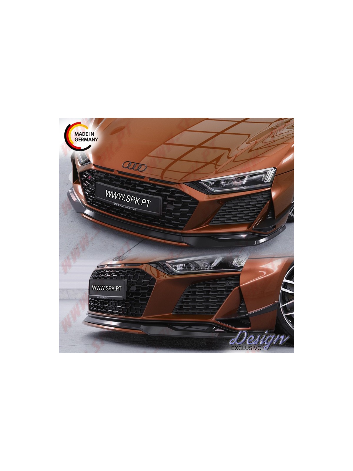 Lip Spoiler Frontal - Audi R8 4S Coupe Facelift (2019-)