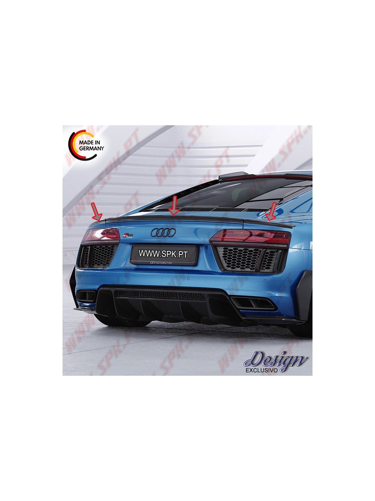 Aileron Traseiro - Audi R8 4S Coupe (2015-2024) Aileron Traseiro - Audi R8 4S Coupe (2015-2024)
