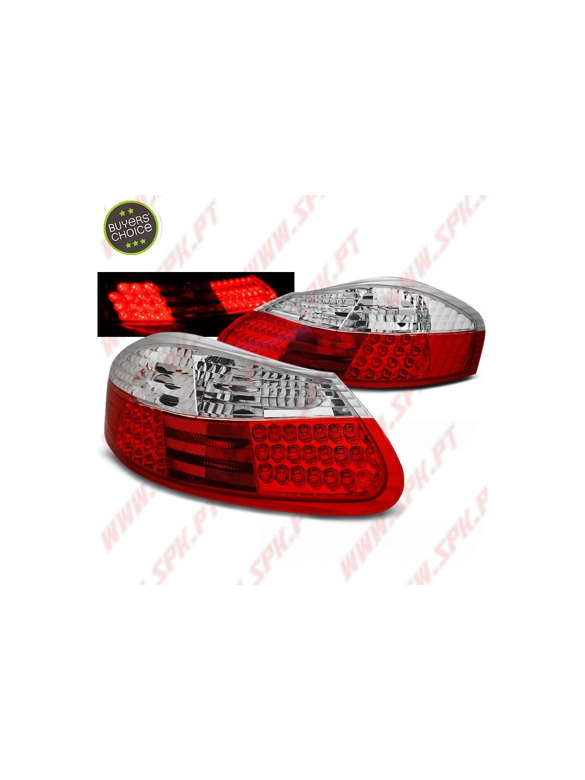Farolins LED Red+Clear - Porsche Boxster 986 (1996-2004)