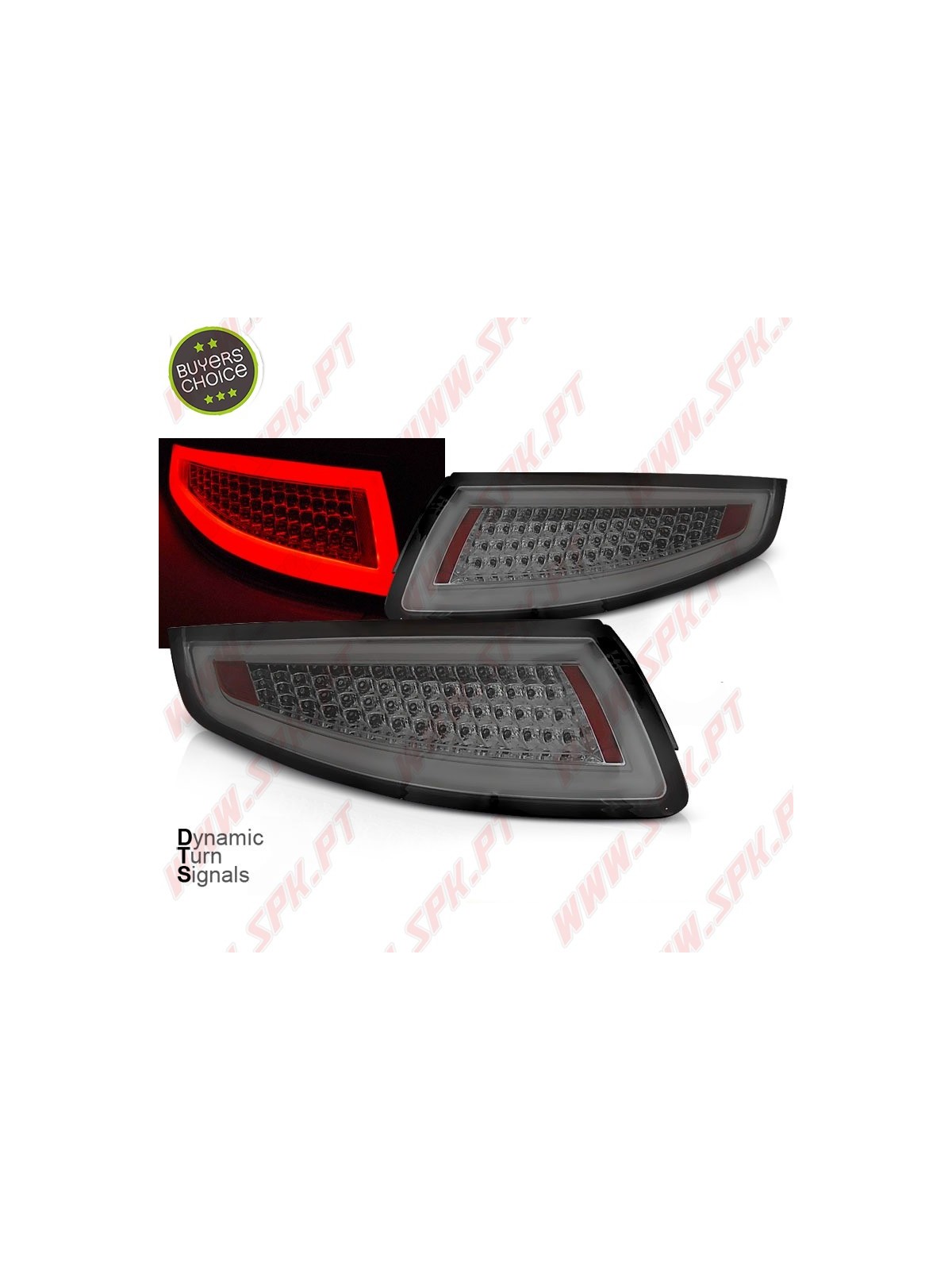Farolins LED-BAR Chrome+Smoke - Porsche 911 997 (2004-2009)