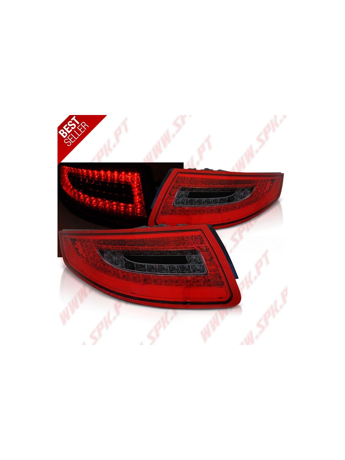 Farolins LED Red+Smoke - Porsche 911 997 (2004-2009)