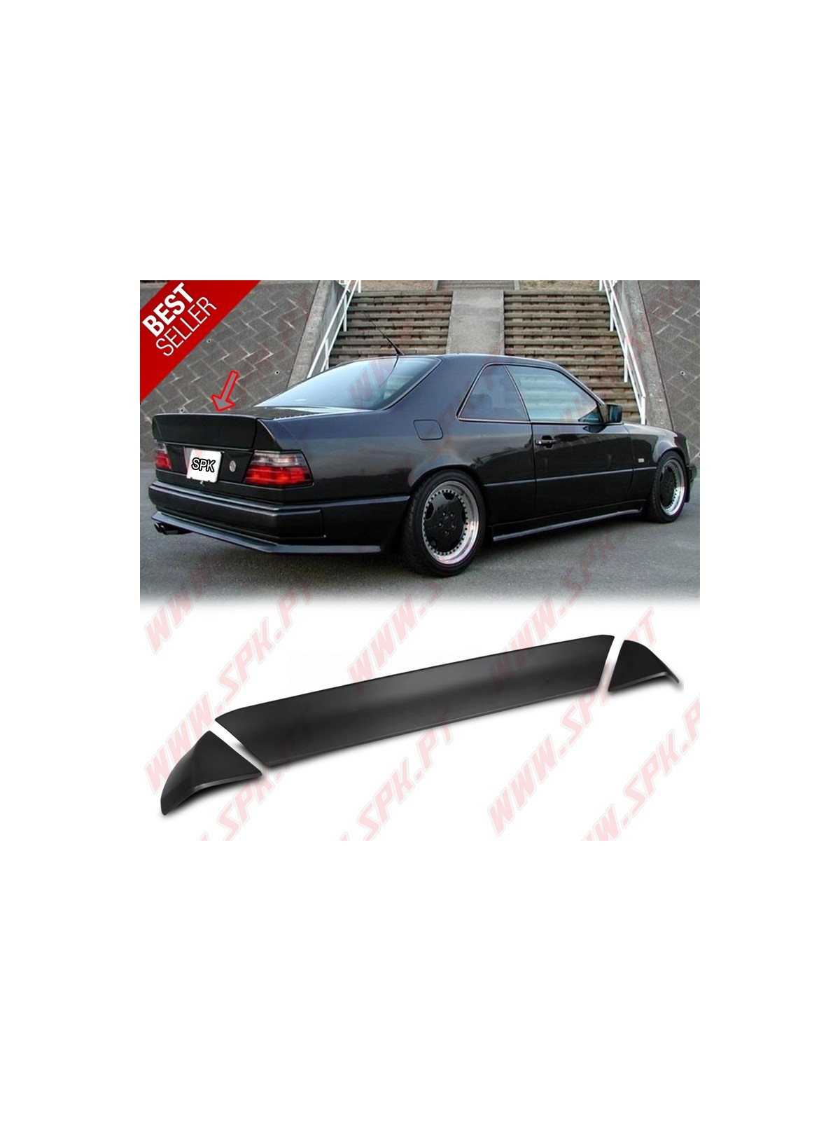 Aileron Traseiro Mercedes C124 Coupe (1985-1993)
