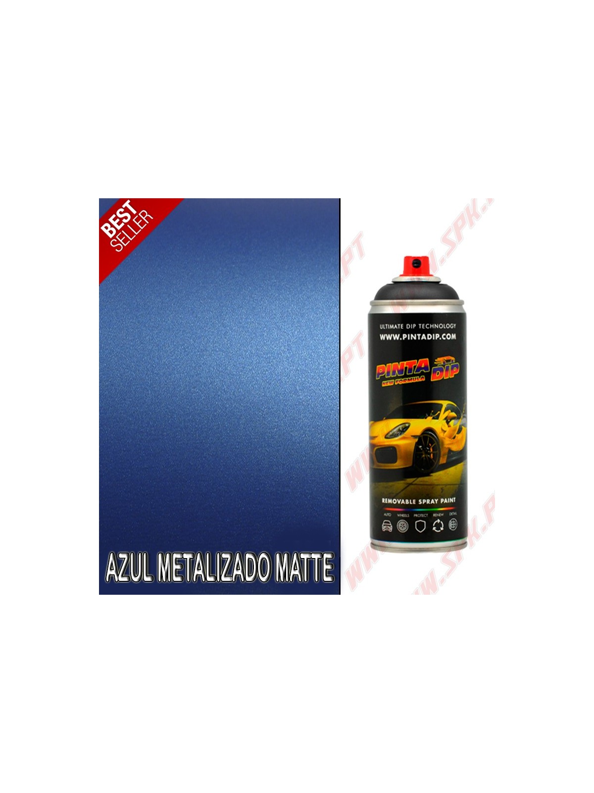 Spray 400ml Pinta Dip - Azul Metalizado Matte Spray 400ml Pinta Dip - Azul Metalizado Matte