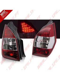 Farolins LED Red+Clear - Citroen C2 (2003-2010)