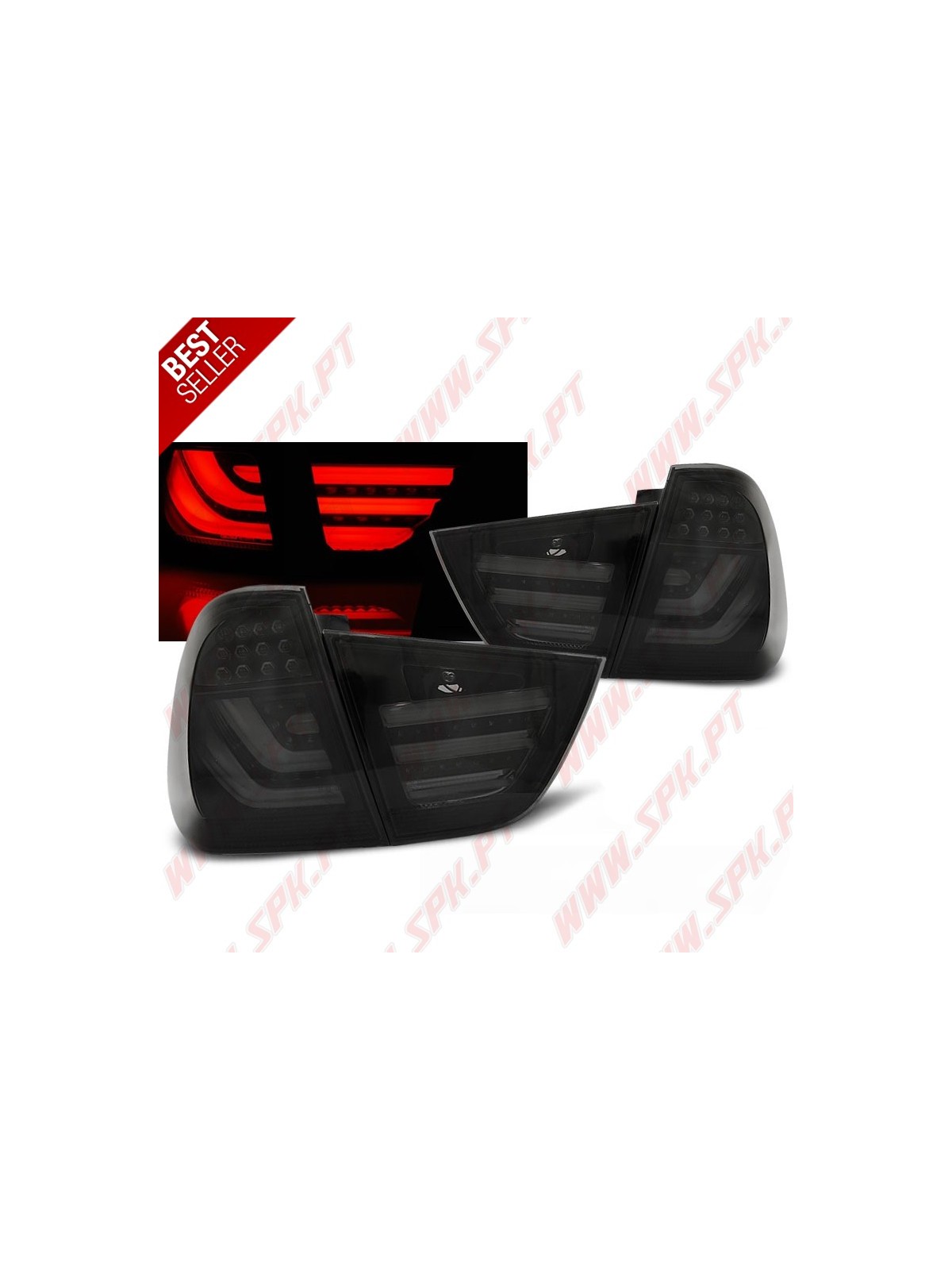 Farolins LED-BAR Black+Smoke - BMW E91 LCI Touring (2009-2011) Farolins LED-BAR Black+Smoke - BMW E91 LCI Touring (2009-2011)