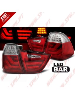 Farolins LED-BAR Red+Clear - BMW E91 Touring LCI (2009-2011)