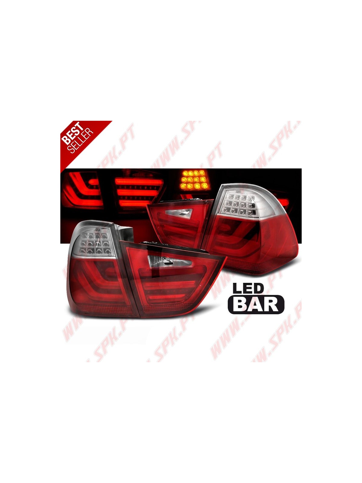 Farolins LED-BAR Red+Clear - BMW E91 Touring LCI (2009-2011) Farolins LED-BAR Red+Clear - BMW E91 Touring LCI (2009-2011)